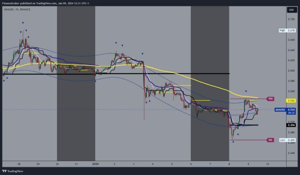 Cardano chart analysis